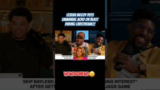 LeSean McCoy & Emmanuel Acho Might NOT Be Cool After This😯 #joytaylor #wow360news #shorts
