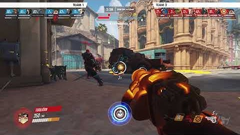 Overwatch - Torbjorn Bot in a Nutshell... (Replay Moment - Hard Bots)