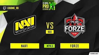 NAVI vs forZe (Игра 3) BO3 | ESL PRO LEAGUE SEASON 11