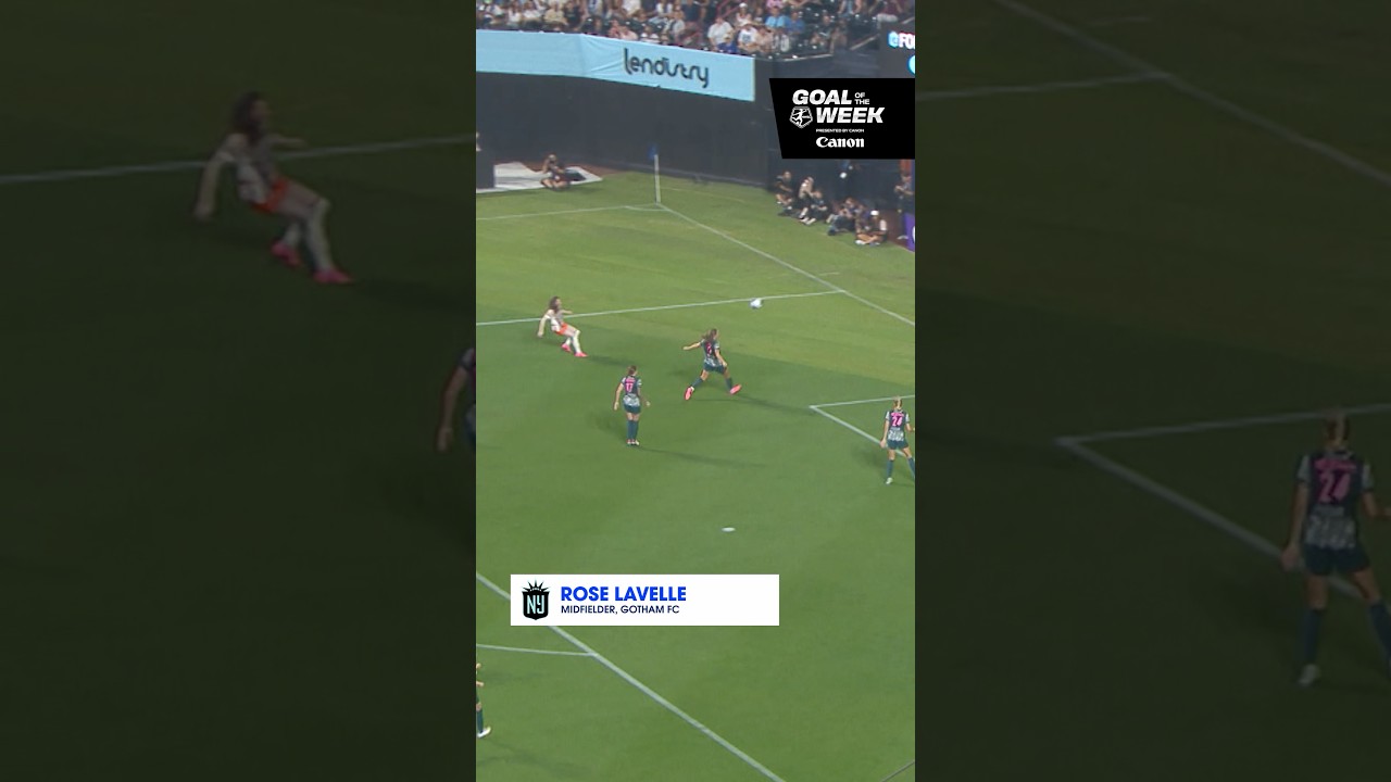 Nothing but bangers 💥Rose Lavelle earns this week’s @C@CanonUSAoal of the Week! #nwsl