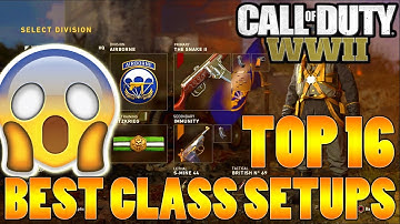 TOP 16 BEST CLASS SET-UPS AFTER the UPDATE in COD WW2 // BEST V2 ROCKET CLASS SET-UPS in COD WW2