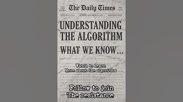 Understanding the algorithm part 1.  #ai  #algorithm   #trending   #funny