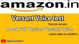 LIVE Pearson Versant English Test for  Practice-Delotte, Dell, Amazon, All MNCs #Rajshekarvision screenshot 2