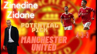 FIFA 22| POTENTIAL PICK| ZINEDINE ZIDANE MANCHESTER UNITED| FORMATION & TACTICS