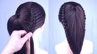Easy And Unique Hairstyle For Wedding And Prom | Beautiful And Simple Hairstyle For Ladies