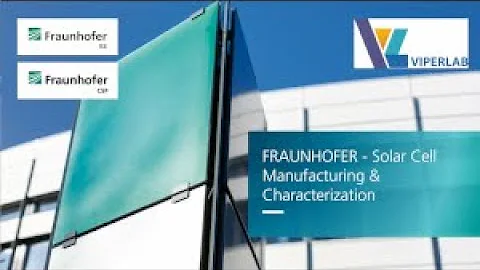 VIPERLAB FRAUNHOFER Infrastructure for Solar Perovskite