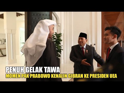 Momen Pak Prabowo Kenailin Gibran ke MBZ - Hingga Dpt Medali di UEA