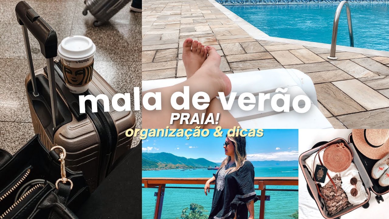 ARRUMANDO A MALA PARA PRAIA *viagem de fim de ano* - YouTube