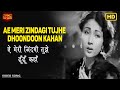 Ae Meri Zindagi Tujhe Dhoondoon Kahan Female - Adil E Jahangir - Lata - Meena Kumari - Video Song