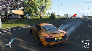 Audi R8 Cope V10 Plus | Forza Horizon 4  (Steering Wheel Gameplay) | g29