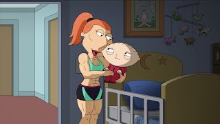 Мульт Stewie can sleep at the big bed with Lois