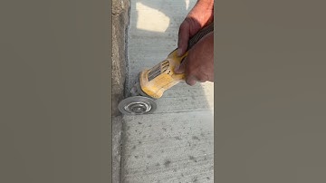 Concrete Cutting with a grinder #concrete #construction #concreteworks #concreteequipment #work
