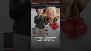 Ramaswamy defends attack ad featuring opponent’s mother calling her a liar