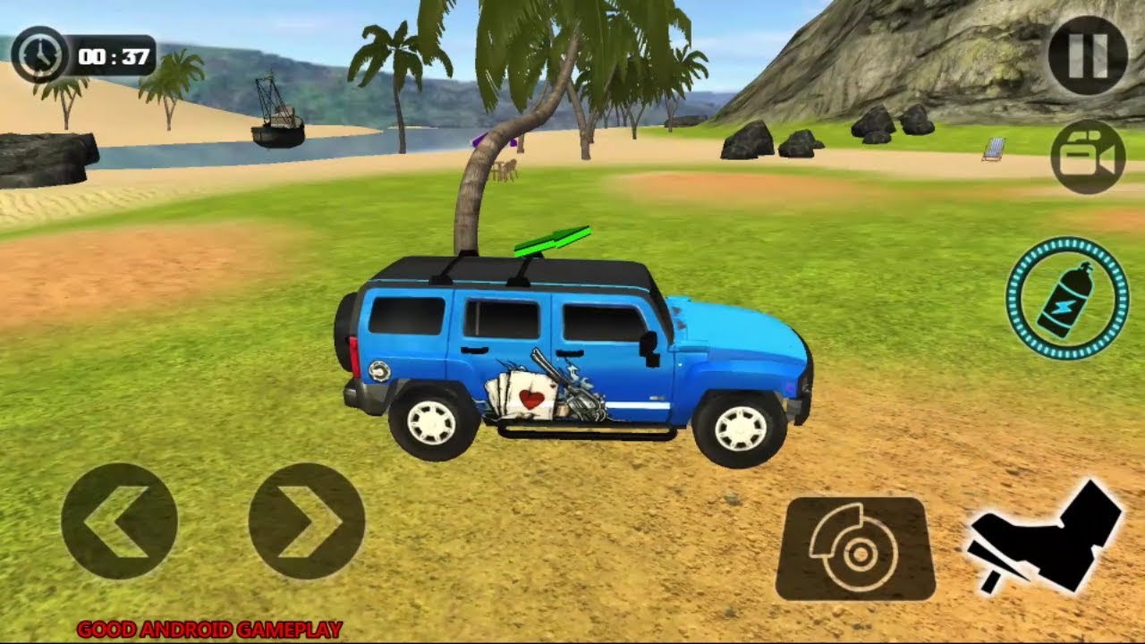 Water Surfer Jeep Driving : Beach Car Racing - Android GamePlay FHD