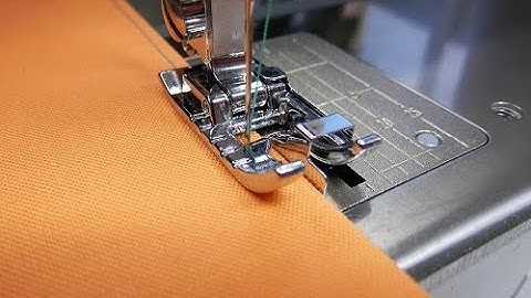 When And Where To Use The Edgestitch Presser Foot
