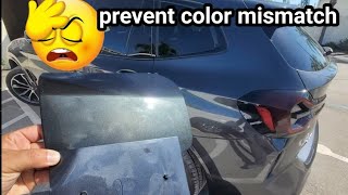 Color mismatch is your fault PERIOD!! Tip to prevent it