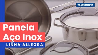 Conjunto de Panelas Tramontina Aço Inox Aço Inox 5 peça(s) Duo