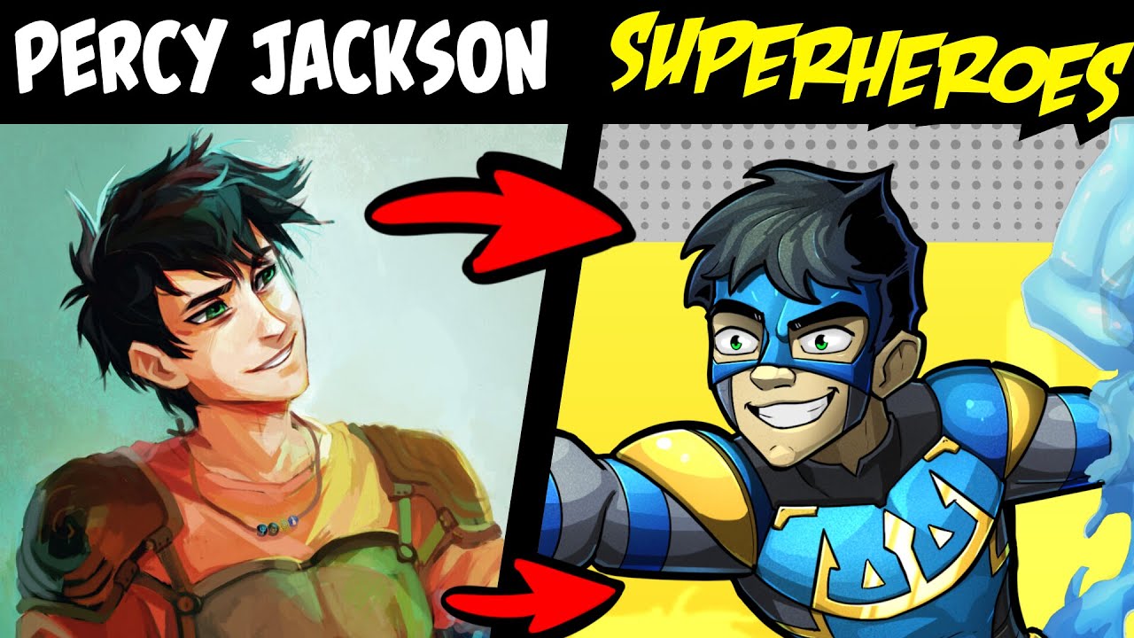 What if PERCY JACKSON Characters were SUPERHEROES?! (Stories & Speedpaint)