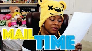 1st Ever Mail Time Video | Feat. #OfficialBuddies | AyChristene Reads Mail