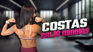 TREINO RÁPIDO DE COSTAS para secar e definir | Tay Training