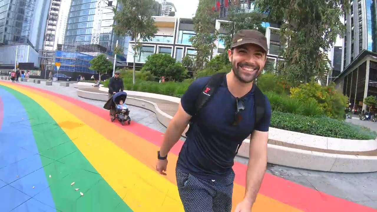 Skating in Sydney Darling Harbour (4K UHD) 🇦🇺