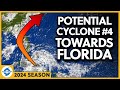 Potential Tropical Cyclone 4 will move over Florida as Tropical Storm Debby.
