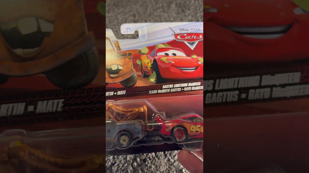 Тачки Мэтр + Кактус Молния Маккуин (Молния Маккуин) Mattel 