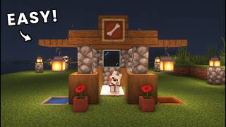 Minecraft House for My Dog 🐶🏠 (Cute + Cozy Dog House Build)