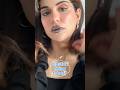 Applying lipstick with fabric? حطيت حمره بالاستخدام القماش! #diy #makeuptutorial #beautyhack