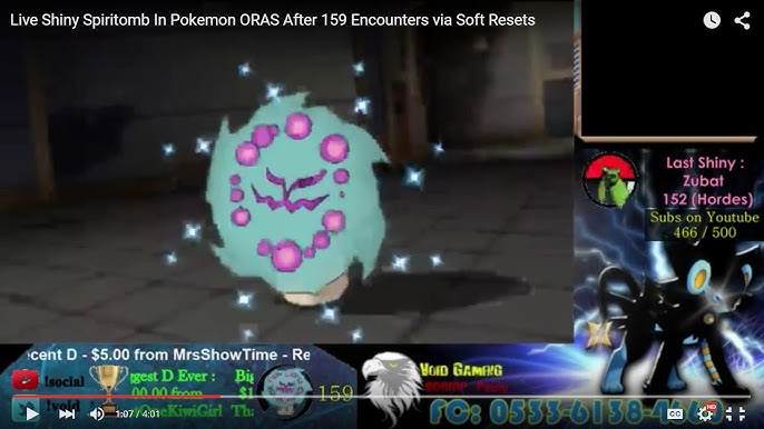 LIVE Shiny Reshiram after 1407 RAs in Pokémon Black! 