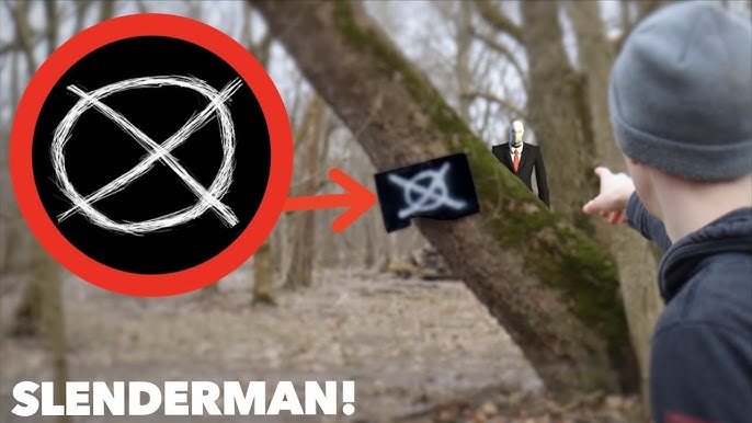 SLENDERMAN SIGN FOUND IN MY WOODS! *Omg!* - YouTube