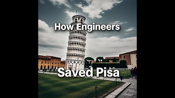 How Engineers Saved the Leaning Tower of Pisa! | Incredible Civil Engineering Feat Explained