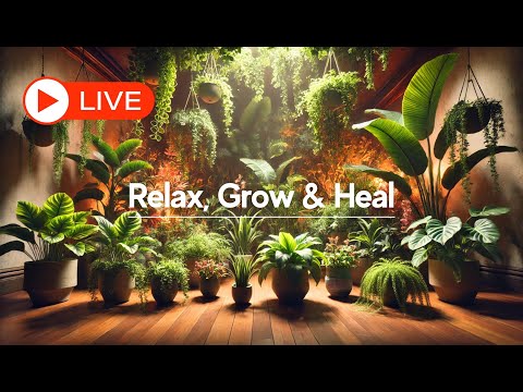LIVE Healing Music for Plants Plant Lovers Relax Grow Heal