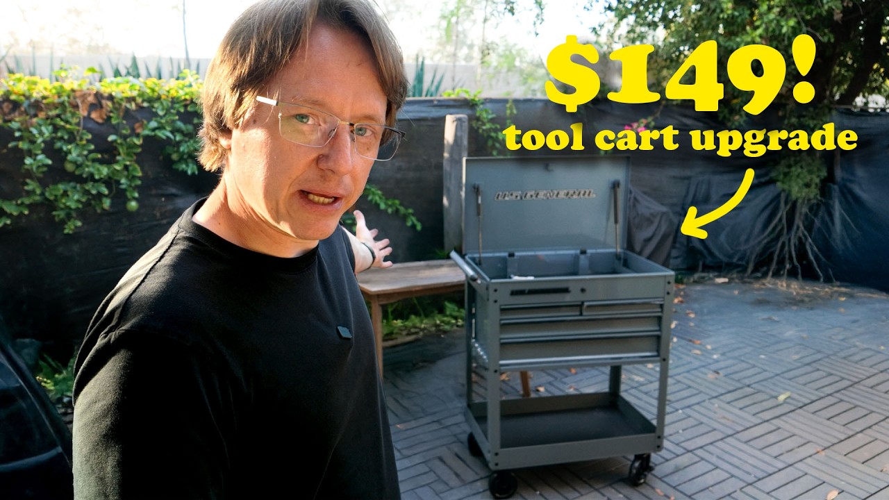 Стоит ли оно того? Сборка тележки для инструментов с 4 ящиками от Harbor Freight.