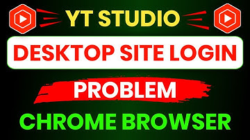 YouTube login problem in chrome Browser, Redirect to YT Studio problem solution