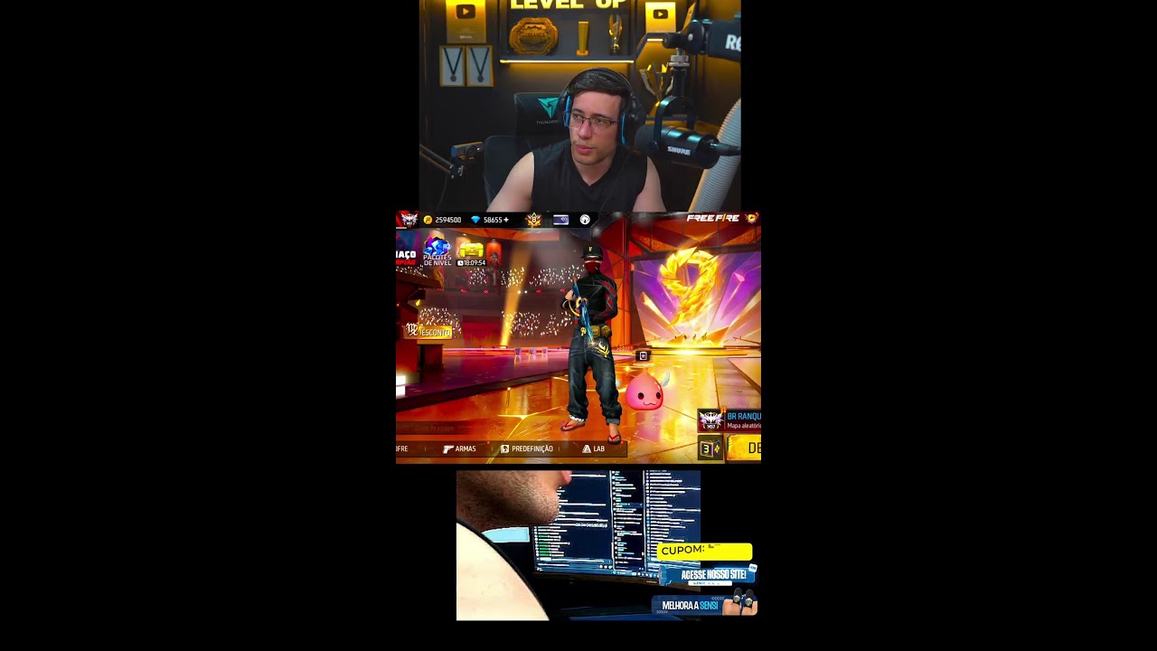 LIVE ON 💙 007 GAMING 🏆 ! RANK DESAFIANTE 💙 FREE FIRE MOBILE