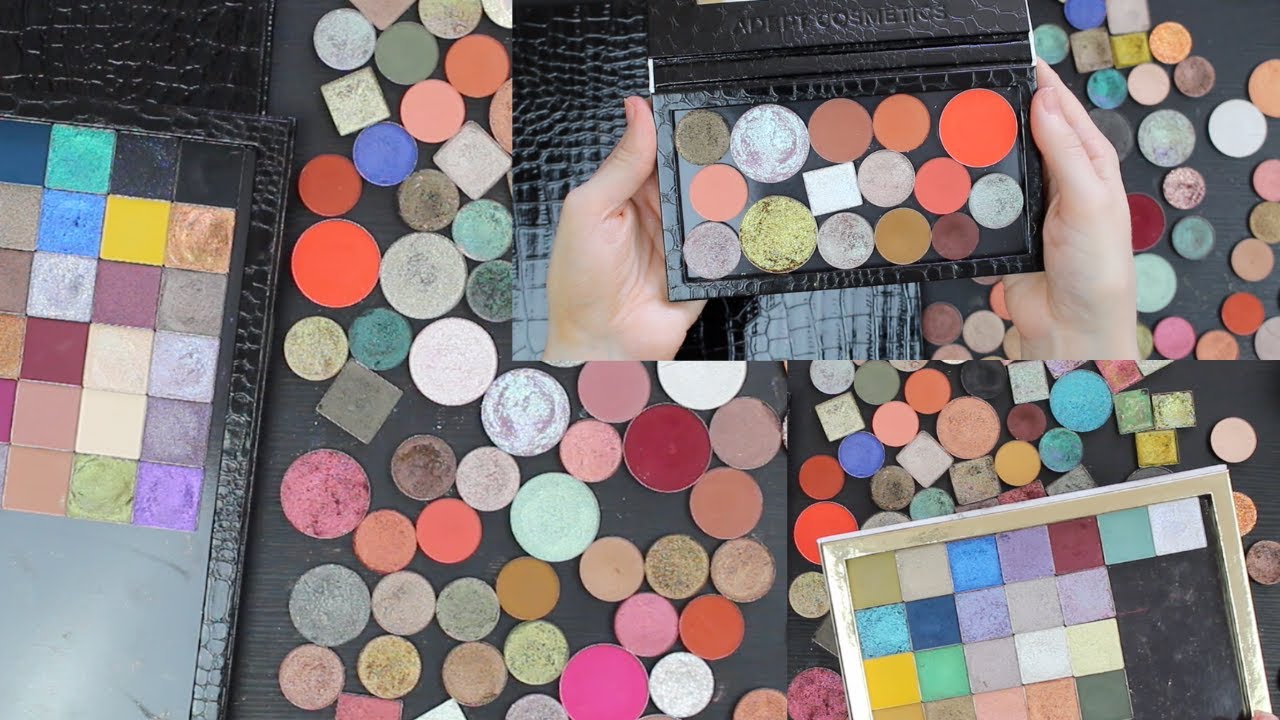 ORGANIZING MY SINGLE EYESHADOWS | Hannah Louise Poston | MY YEAR OF LESS STUFF