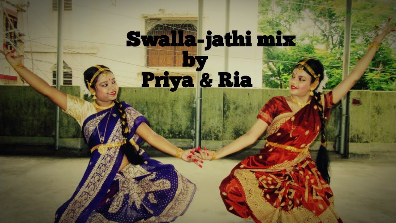Swalla - jathi mix। Cover by Priya & Ria। Bharatnatyam। Swalla - jathi mix। Cover by Priya & Ria। Bharatnatyam।