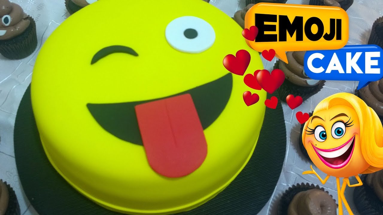 How To Make A EMOJI MOVIE Cake! ? - YouTube