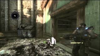 Gears of War 3 - Under Ghost Town Glitch - Tutorial