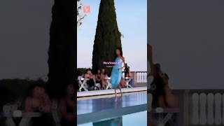 Mona Tougaard Versace Girl Walking For Versace X Dua Lipa Versace Ss24