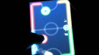 Iphone App Review: Glow Hockey Free screenshot 2