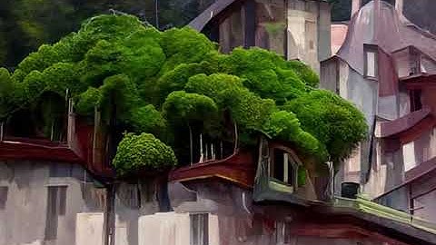 "Tree City" // Disco Diffusion AI Animation