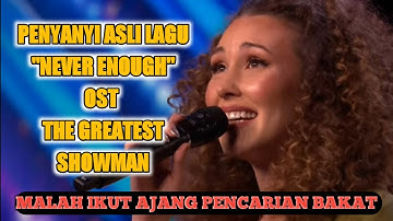 LOREN ALLRED PENYANYI ASLI LAGU NEVER ENOUGH 🤩|| IKUT PENCARIAN BAKAT😂