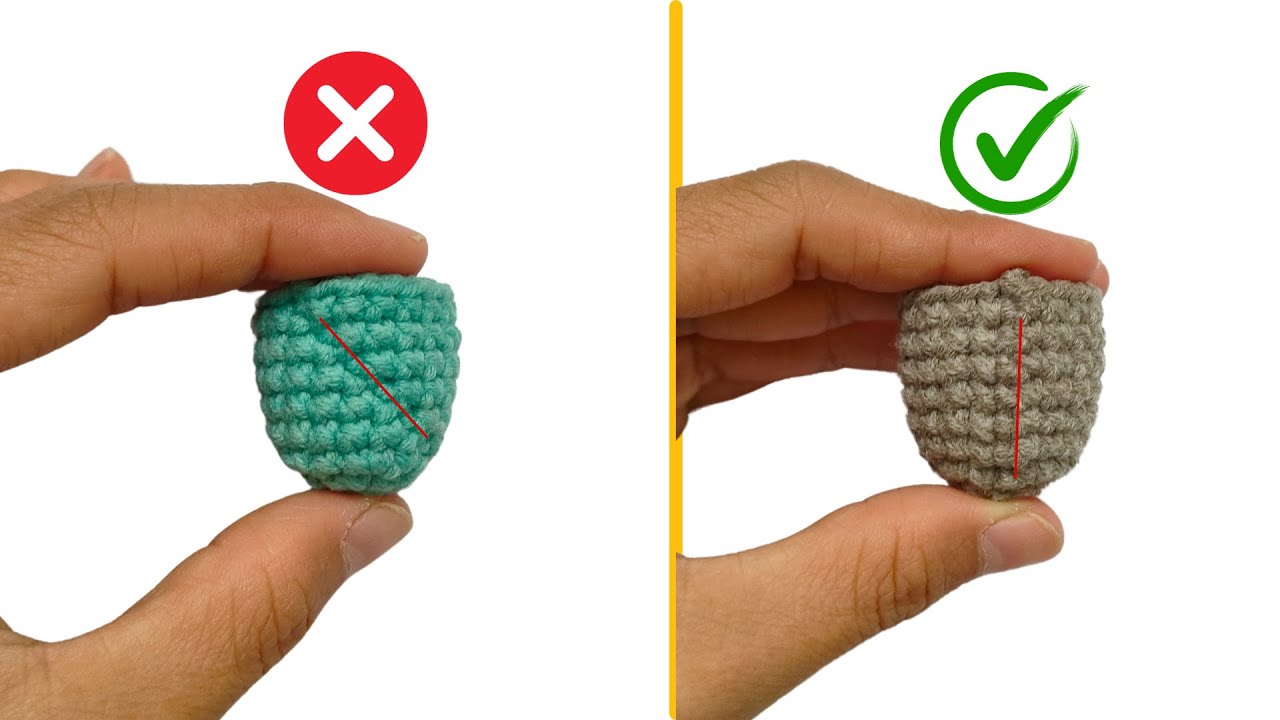 Dạy móc len cơ bản | Cách kết hàng móc không bị xéo