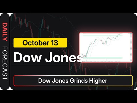 Dow Jones Price Forecast Today, Technical Analysis (October 13): Dow Jones Grinds Higher