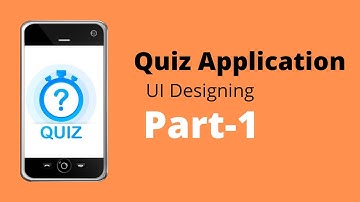 Quiz App with Room Database | Part-1 | UI Designing | Android Studio | Code The World