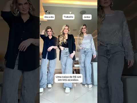 Uma calça para três ocasiões! Qual tu prefere? #moda #fashion #alicesalazar