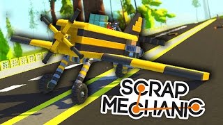 СУПЕР БЫСТРЫЙ САМОЛЁТ! ЭПИЧНАЯ БИТВА ПОСТРОЕК! (Scrap Mechanic)