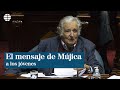 El mensaje de Mujica a los jóvenes tras dejar la política